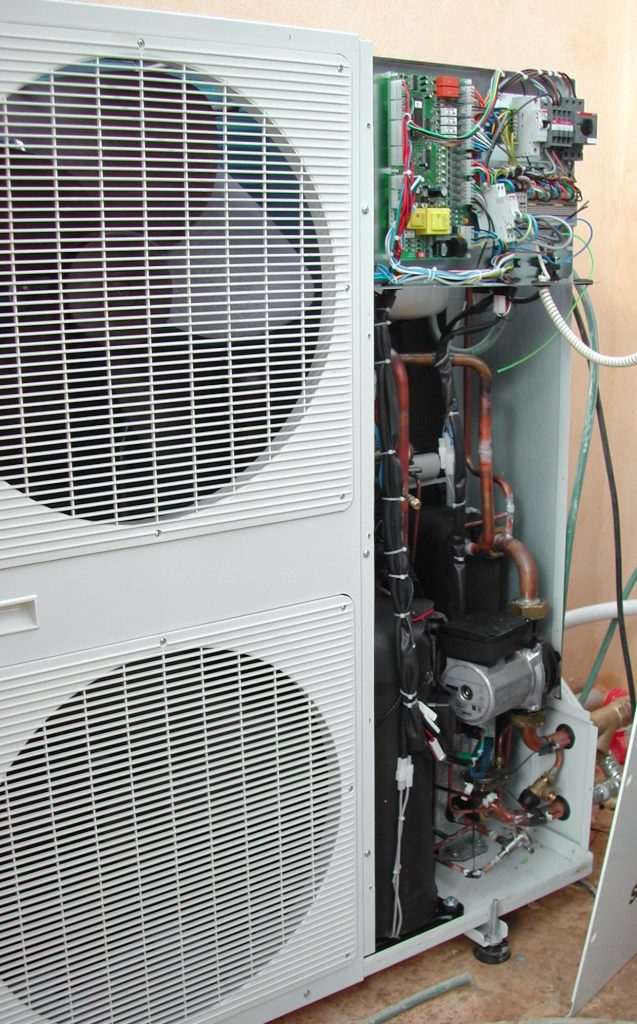Kühlschrank und Wärmepumpe - Moderne Wärmepumpe