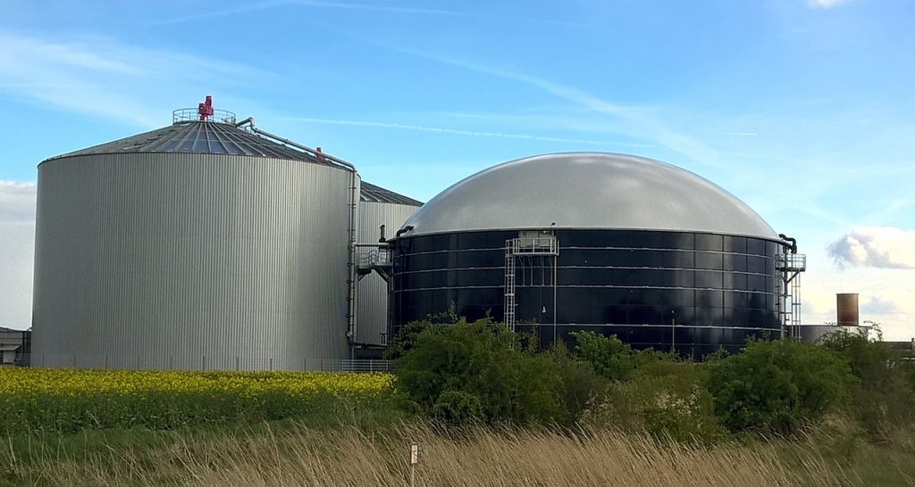 Wasserstoff aus Methan - Biogasamlage 